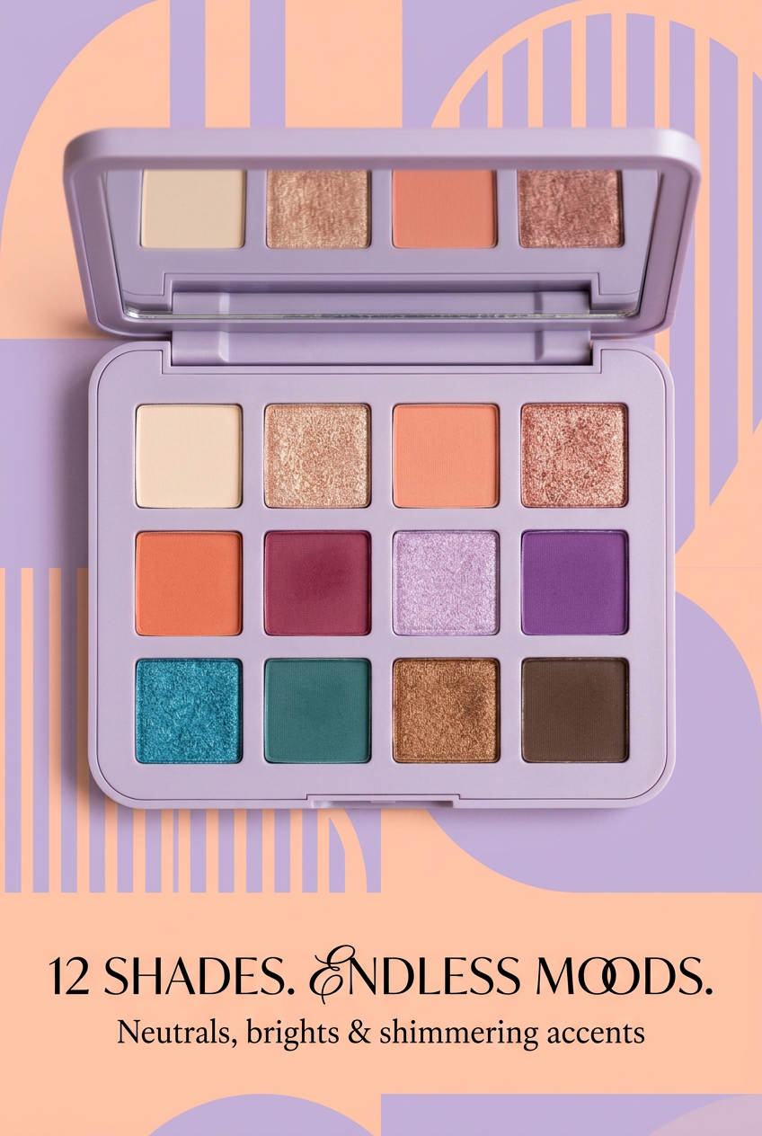 Detail 1: twelve shade color story